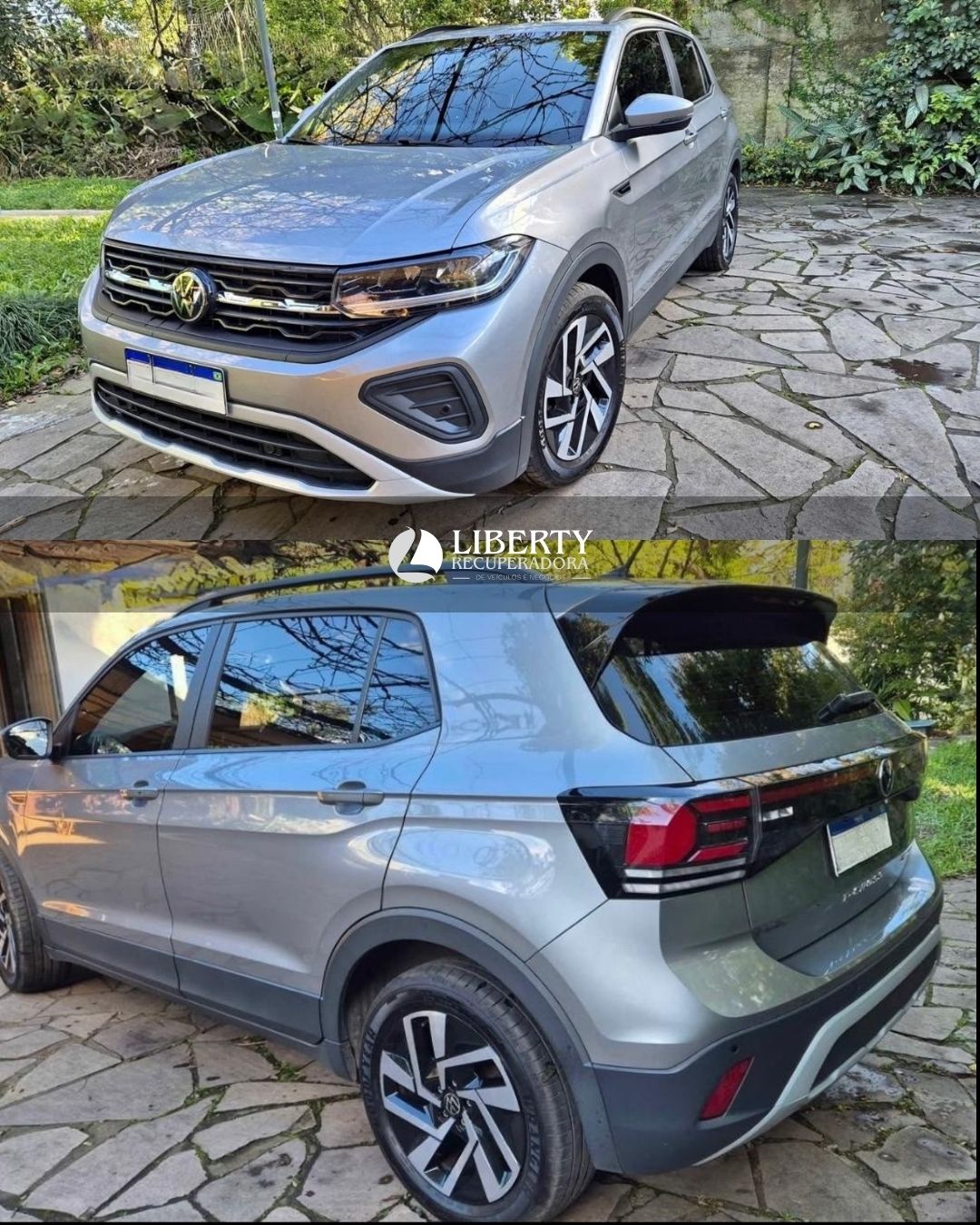 T-CROSS Confortline 1.0 200 TSI - 2425 - cinza, Aut - flex - Teto - 20.000km - $ 57.700 (2)